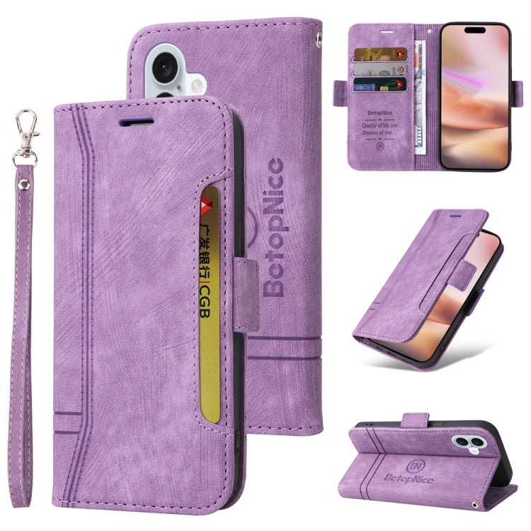 BETOPNICE Dual-side Buckle Leather Phone Case, Series 1