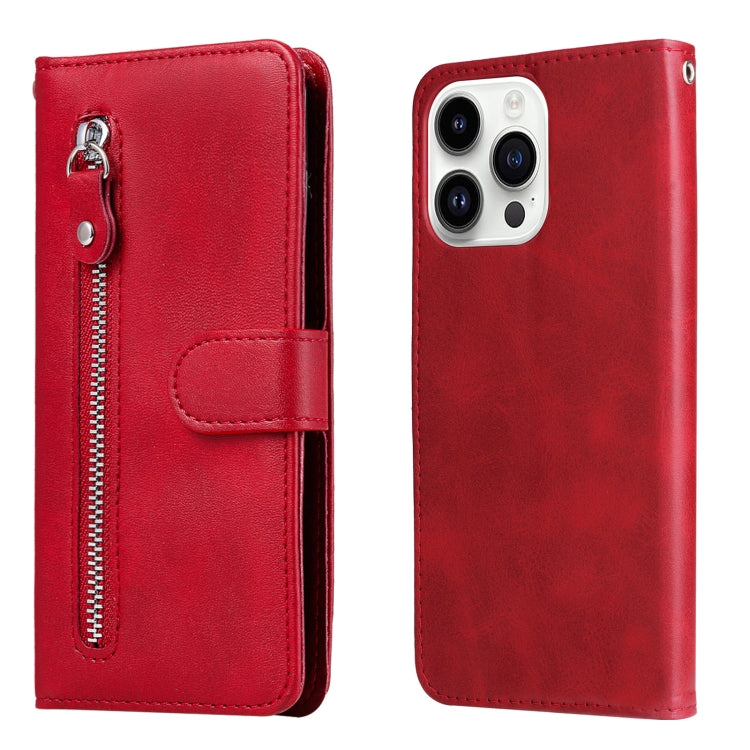 Fashion Calf Texture Zipper Leather Phone Case, Series 1