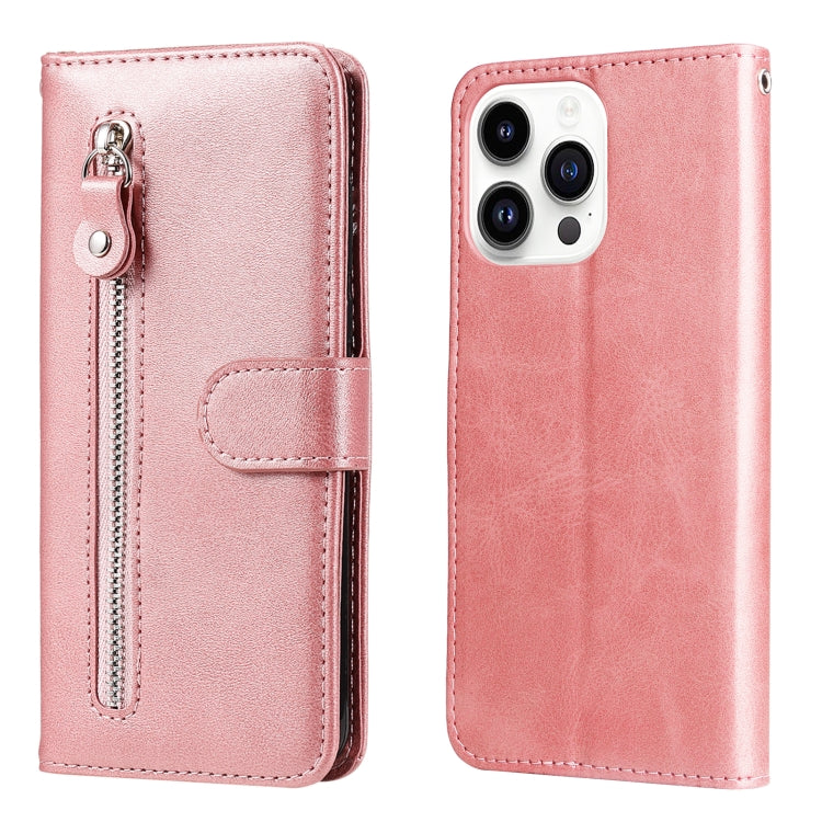 Fashion Calf Texture Zipper Leather Phone Case, Series 1