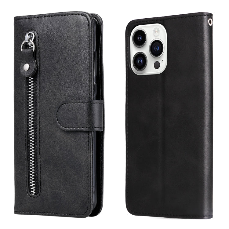 Fashion Calf Texture Zipper Leather Phone Case, Series 1