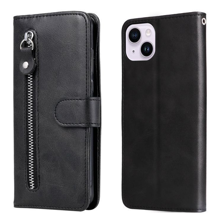 Fashion Calf Texture Zipper Leather Phone Case, Series 1