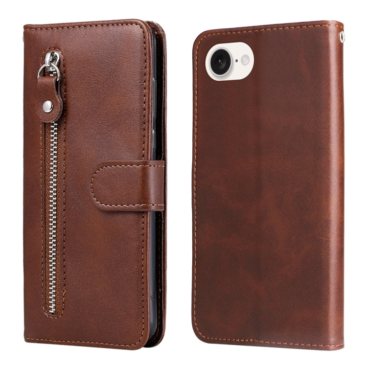 Fashion Calf Texture Zipper Leather Phone Case, Series 1