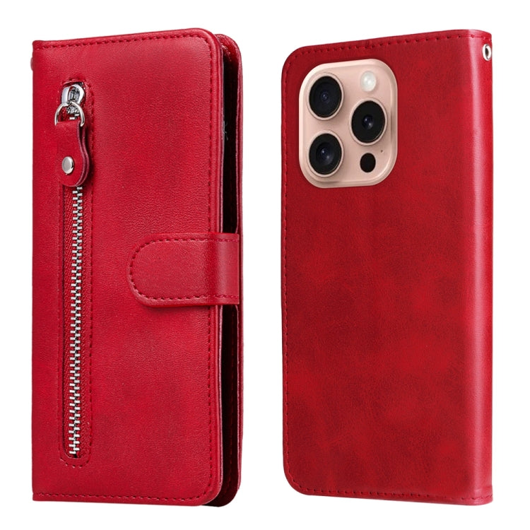 Fashion Calf Texture Zipper Leather Phone Case, Series 1