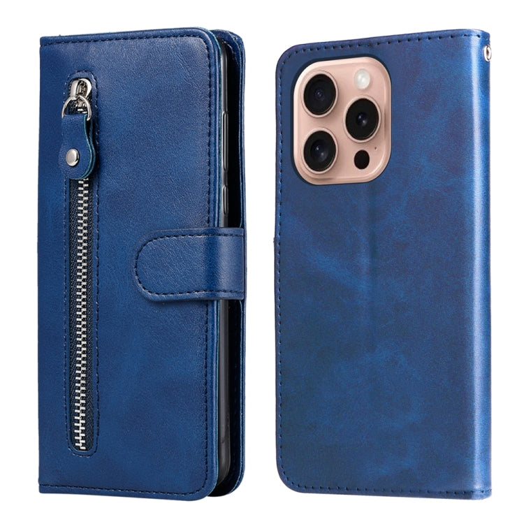 Fashion Calf Texture Zipper Leather Phone Case, Series 1