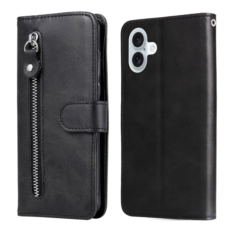 Fashion Calf Texture Zipper Leather Phone Case, Series 1