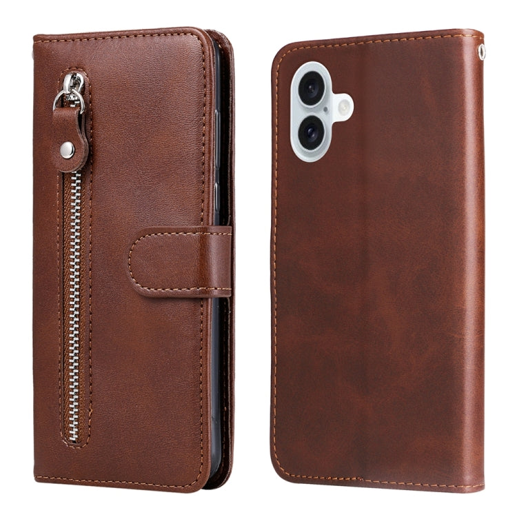 Fashion Calf Texture Zipper Leather Phone Case, Series 1