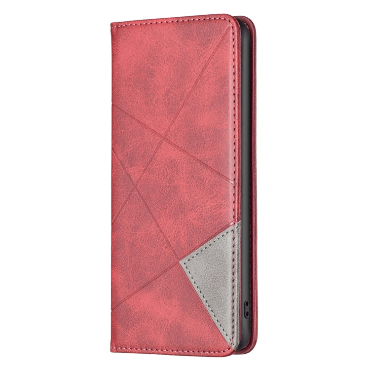 Rhombus Texture Magnetic Leather Phone Case, Series 1