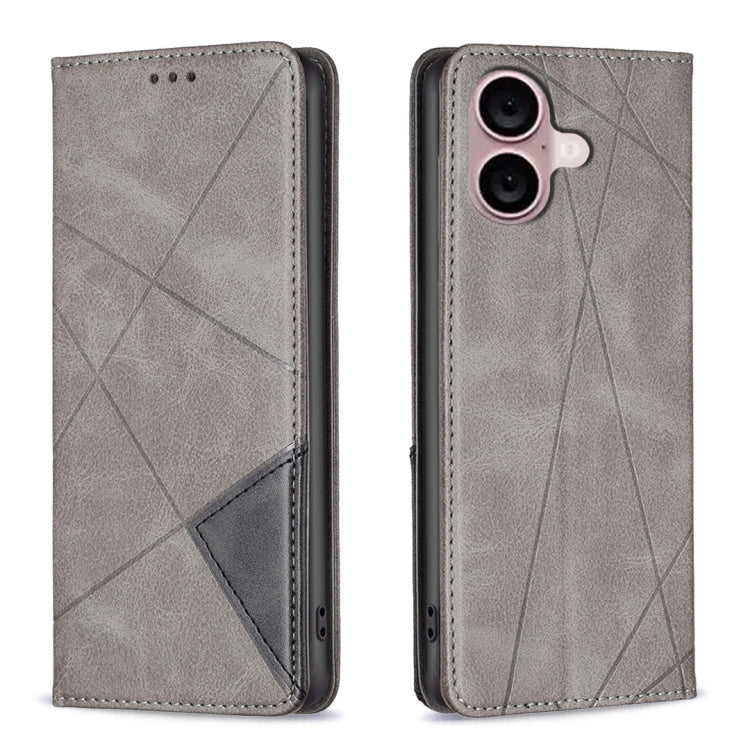 Rhombus Texture Magnetic Leather Phone Case, Series 1