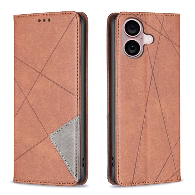 Rhombus Texture Magnetic Leather Phone Case, Series 1