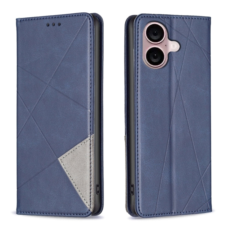 Rhombus Texture Magnetic Leather Phone Case, Series 1