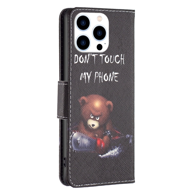 Colored Drawing Pattern Leather Phone Case, Series 1