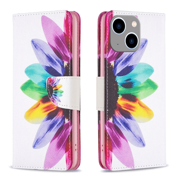 Colored Drawing Pattern Leather Phone Case, Series 1