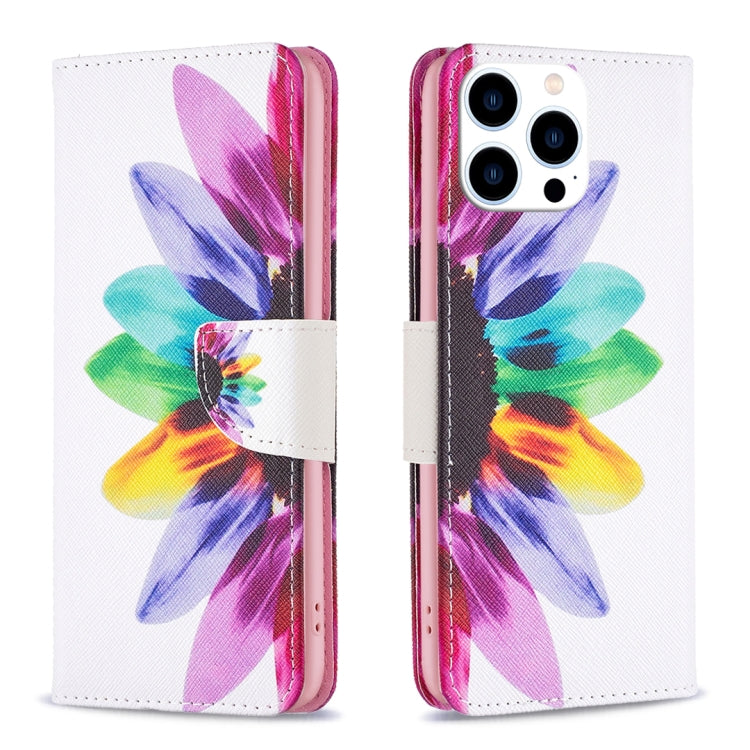 Colored Drawing Pattern Leather Phone Case, Series 2