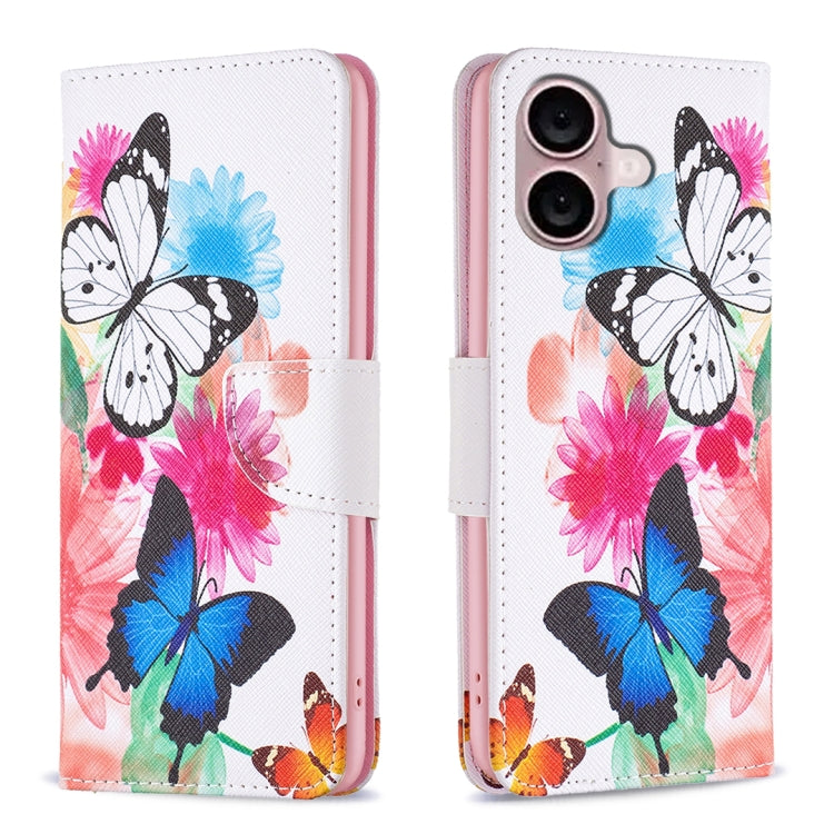 Colored Drawing Pattern Leather Phone Case, Series 2