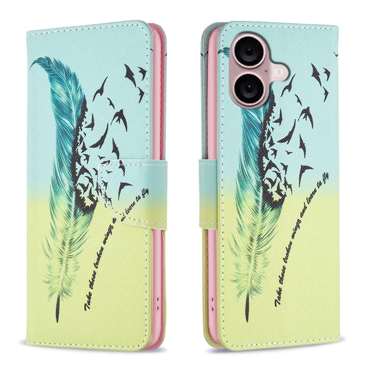 Colored Drawing Pattern Leather Phone Case, Series 2