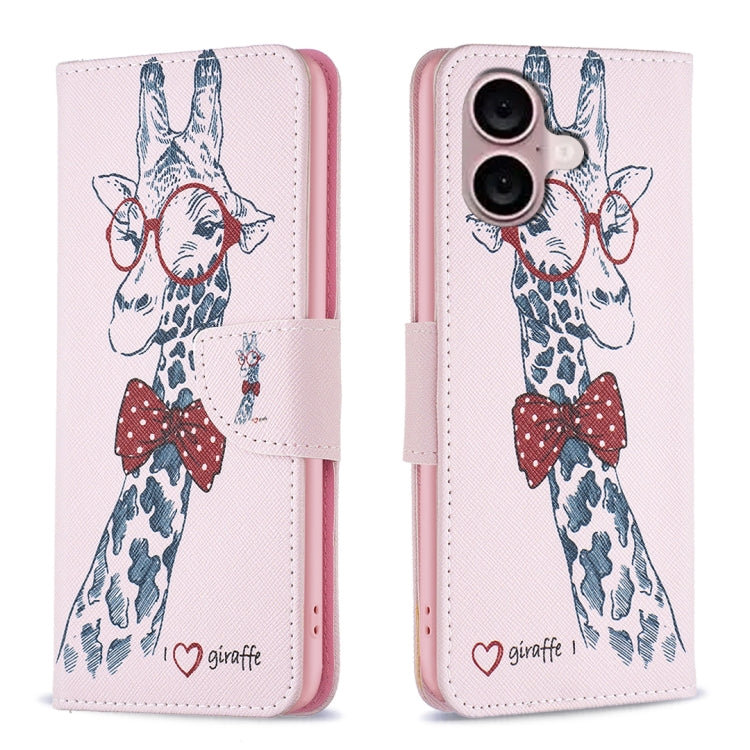 Colored Drawing Pattern Leather Phone Case, Series 1