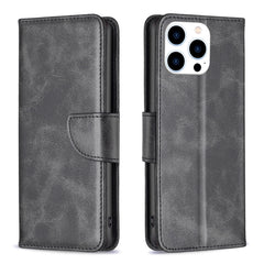 Lambskin Texture Pure Color Flip Leather Phone Case, Series 1