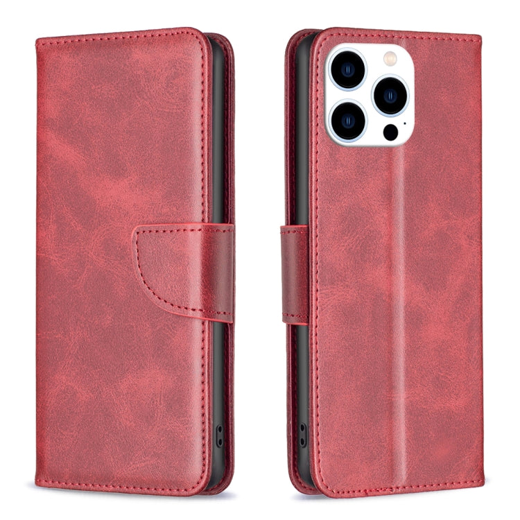 Lambskin Texture Pure Color Flip Leather Phone Case, Series 1