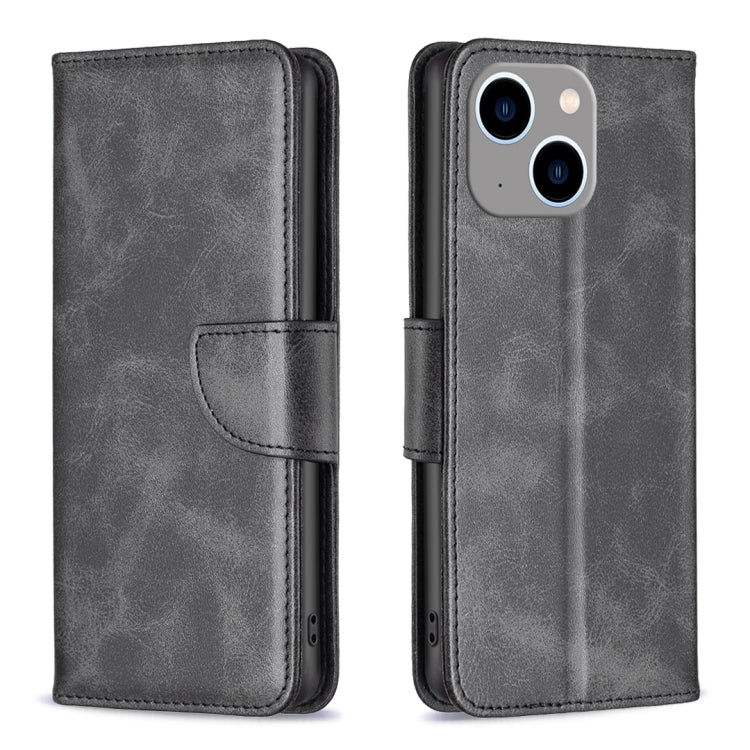 Lambskin Texture Pure Color Flip Leather Phone Case, Series 1