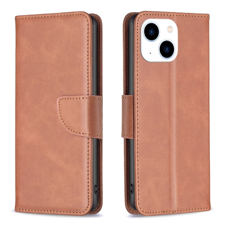 Lambskin Texture Pure Color Flip Leather Phone Case, Series 1