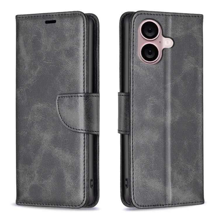 Lambskin Texture Pure Color Flip Leather Phone Case, Series 1