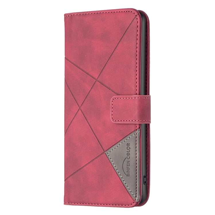 Magnetic Buckle Rhombus Texture Leather Phone Case, Series 1