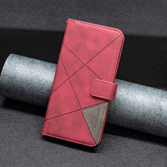 Magnetic Buckle Rhombus Texture Leather Phone Case, Series 1