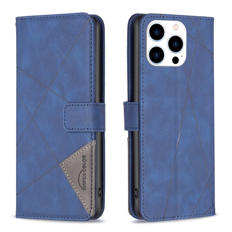 Magnetic Buckle Rhombus Texture Leather Phone Case, Series 1