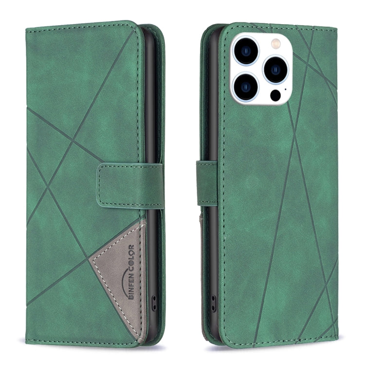 Magnetic Buckle Rhombus Texture Leather Phone Case, Series 1