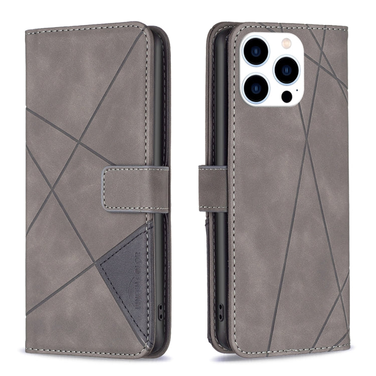 Magnetic Buckle Rhombus Texture Leather Phone Case, Series 1