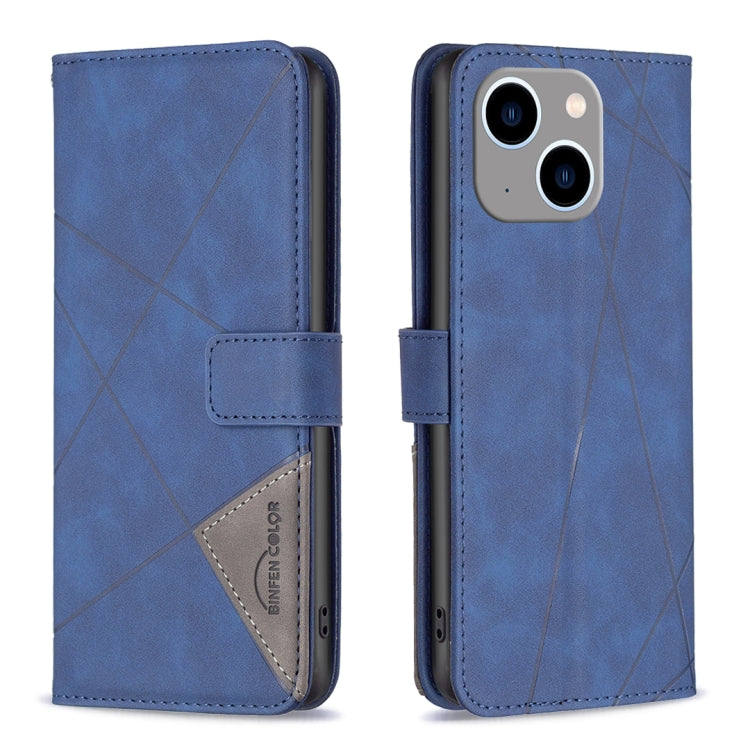 Magnetic Buckle Rhombus Texture Leather Phone Case, Series 1