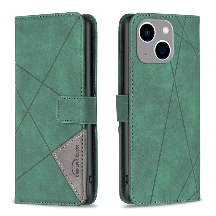 Magnetic Buckle Rhombus Texture Leather Phone Case, Series 1