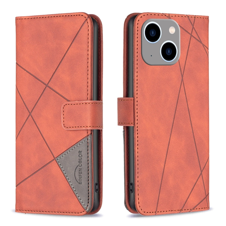 Magnetic Buckle Rhombus Texture Leather Phone Case, Series 1