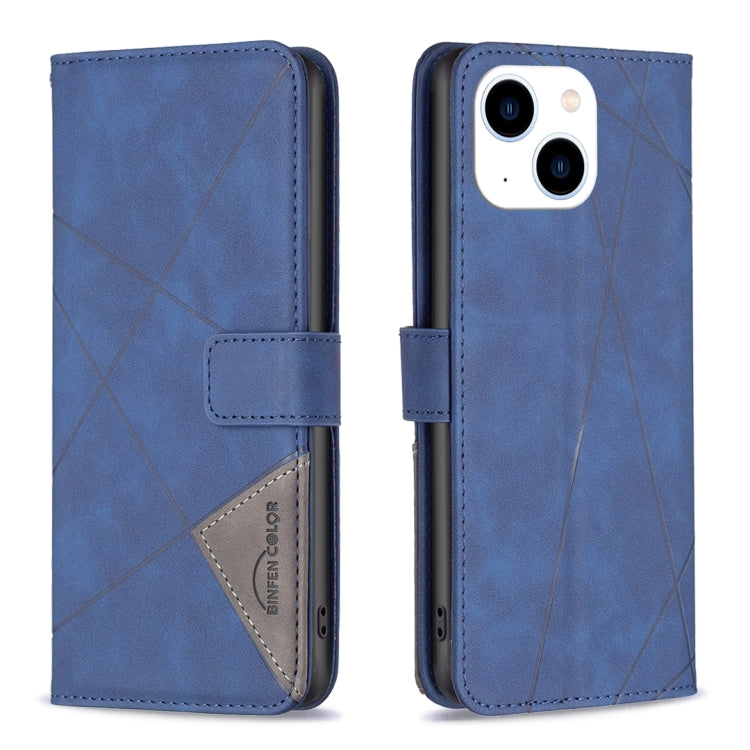 Magnetic Buckle Rhombus Texture Leather Phone Case, Series 1