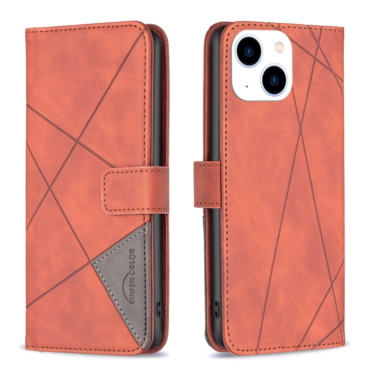 Magnetic Buckle Rhombus Texture Leather Phone Case, Series 1