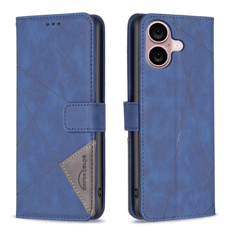 Magnetic Buckle Rhombus Texture Leather Phone Case, Series 1