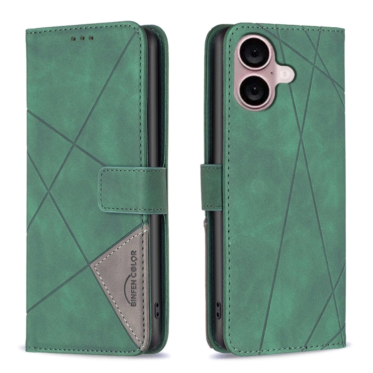 Magnetic Buckle Rhombus Texture Leather Phone Case, Series 1