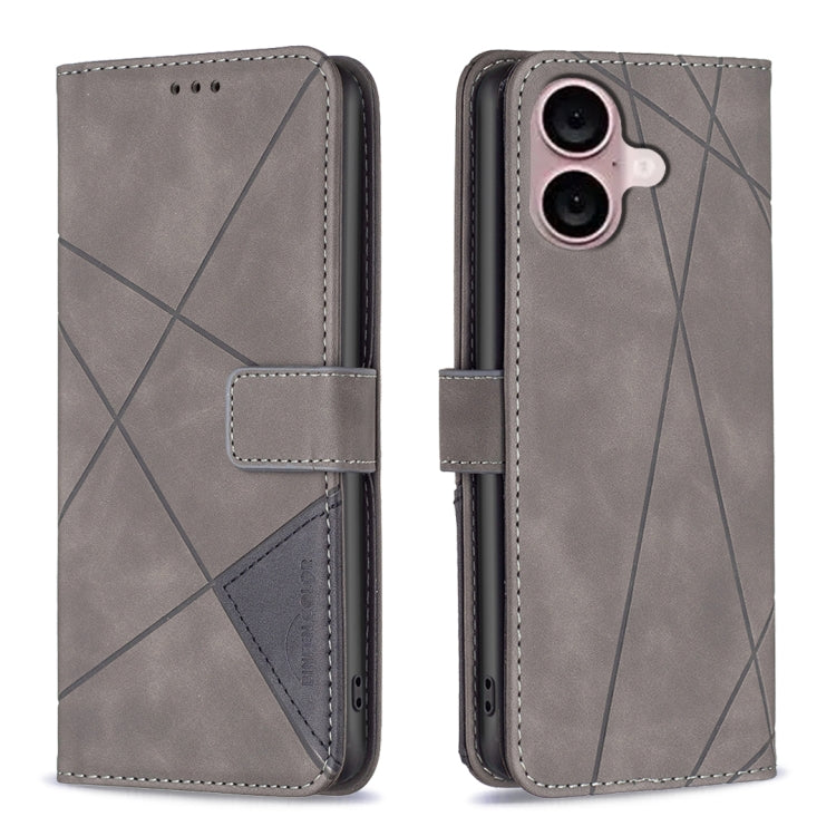 Magnetic Buckle Rhombus Texture Leather Phone Case, Series 1