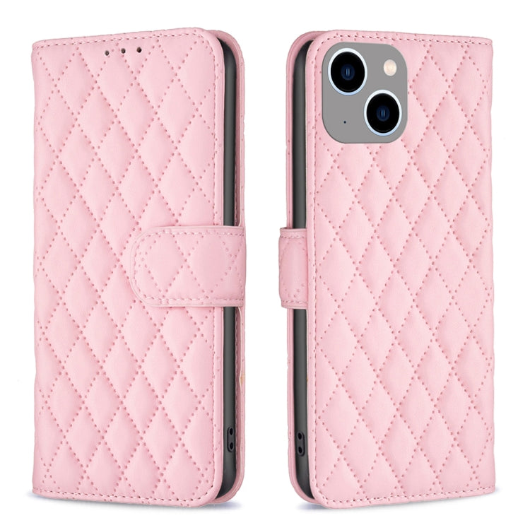 Diamond Lattice Wallet Flip Leather Phone Case, Series 1