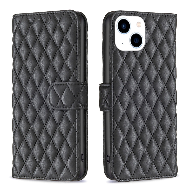 Diamond Lattice Wallet Flip Leather Phone Case, Series 1