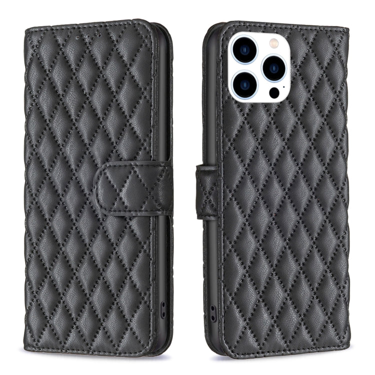 Diamond Lattice Wallet Flip Leather Phone Case, Series 1