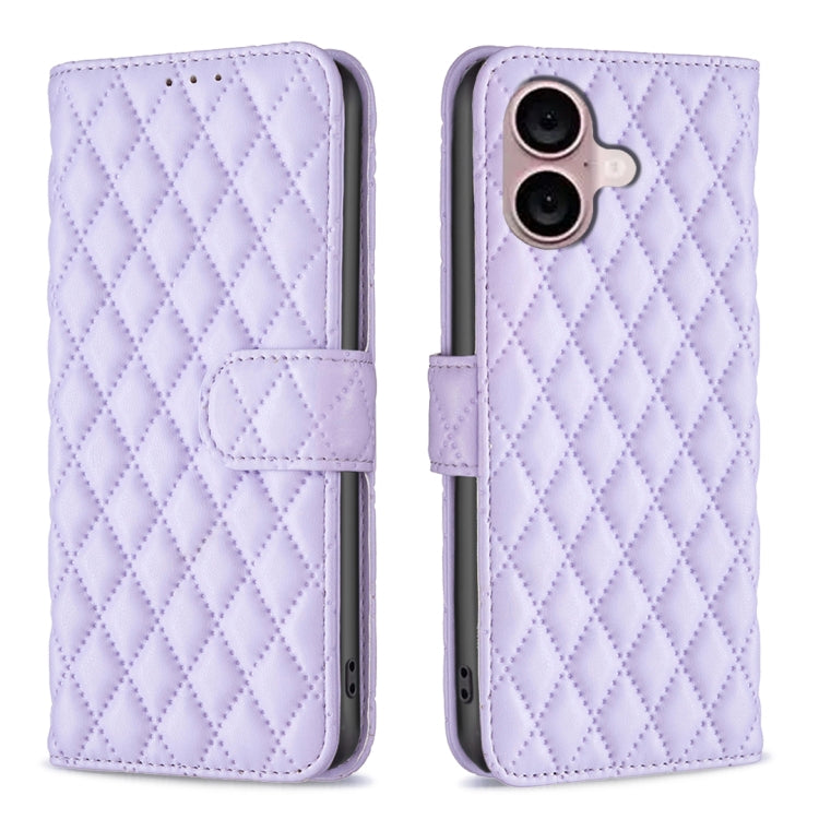 Diamond Lattice Wallet Flip Leather Phone Case, Series 1