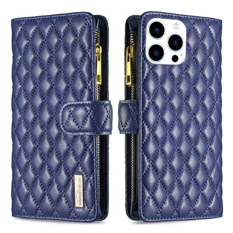 Diamond Lattice Zipper Wallet Leather Flip Phone Case, Series 1