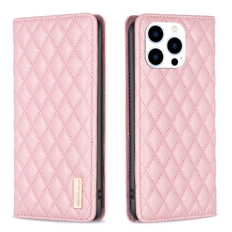 Diamond Lattice Magnetic Leather Flip Phone Case, Series 1