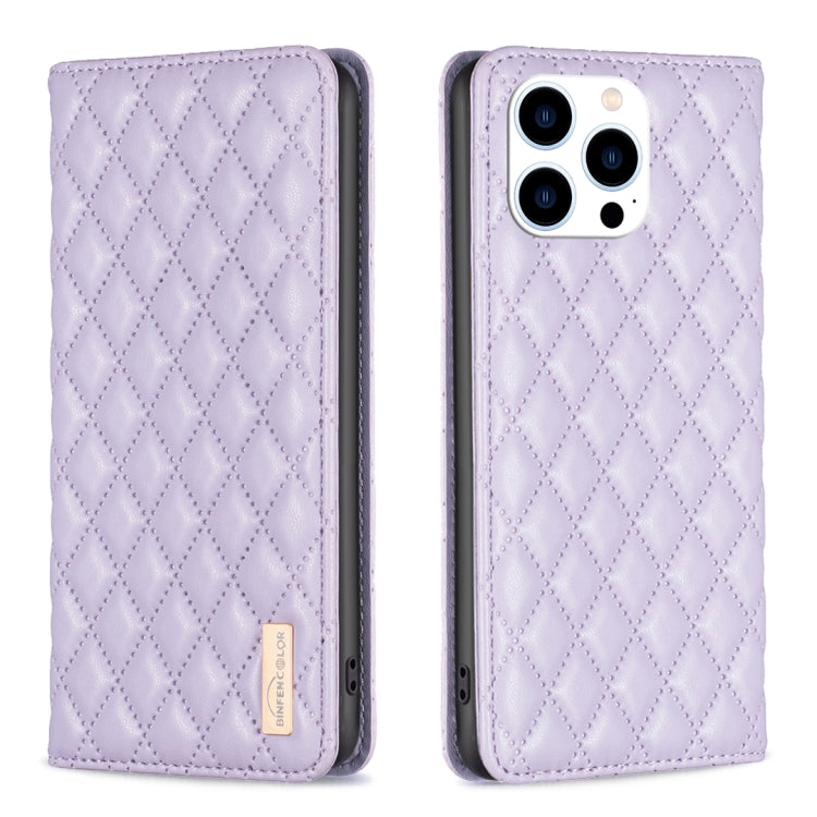 Diamond Lattice Magnetic Leather Flip Phone Case, Series 1