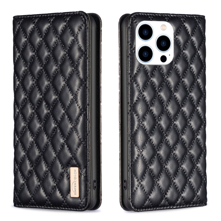 Diamond Lattice Magnetic Leather Flip Phone Case, Series 1