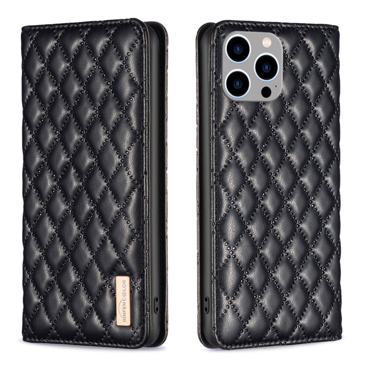 Diamond Lattice Magnetic Leather Flip Phone Case, Series 1