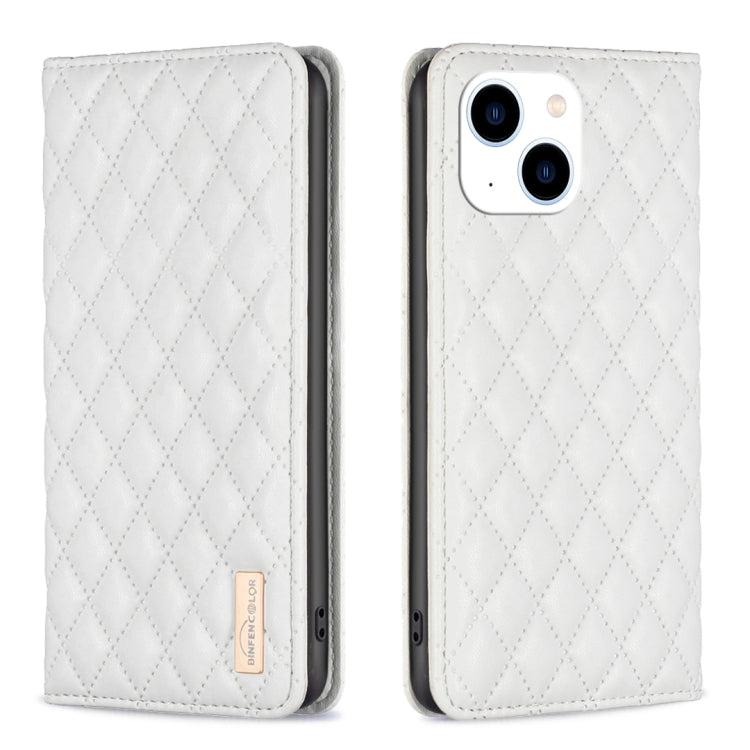 Diamond Lattice Magnetic Leather Flip Phone Case, Series 1