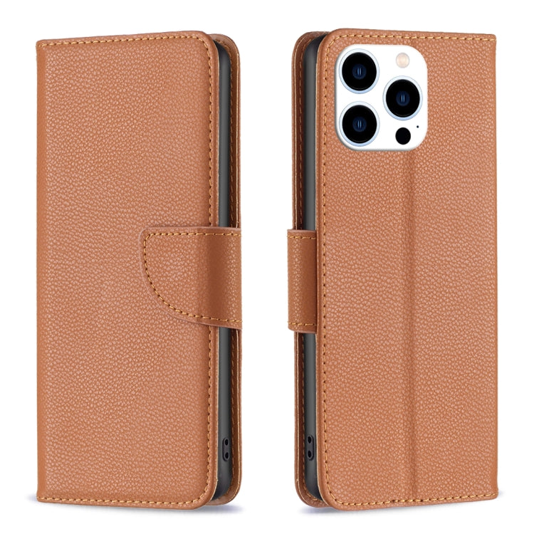 Litchi Texture Pure Color Flip Leather Phone Case, Series 1