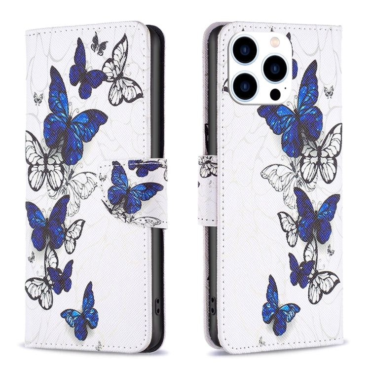 Colored Drawing Pattern Flip Leather Phone Case, Series 1